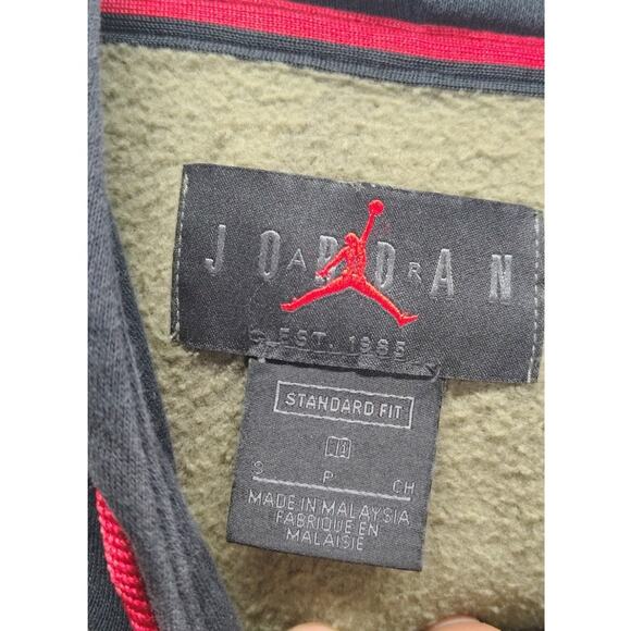 Nike Air Jordan Mens Pullover Sweater Camo Size Small Draw Stings Hoodie - Picture 8 of 9